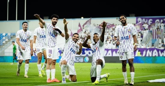 العروبة ضد العين ترتيب الدوري الإماراتي للمحترفين بعد رباعية الزعيم