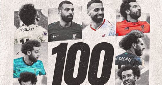 محمد صلاح يصل للهدف 100 مع ليفربول خارج الآنفيلد