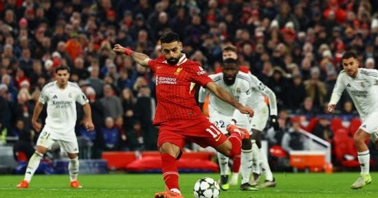 ملخص مباراة ليفربول ضد ريال مدريد وإهدار محمد صلاح ومبابى