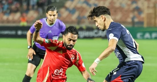 الأهلي يتقدم على شباب بلوزداد الجزائري 3 1 بعد