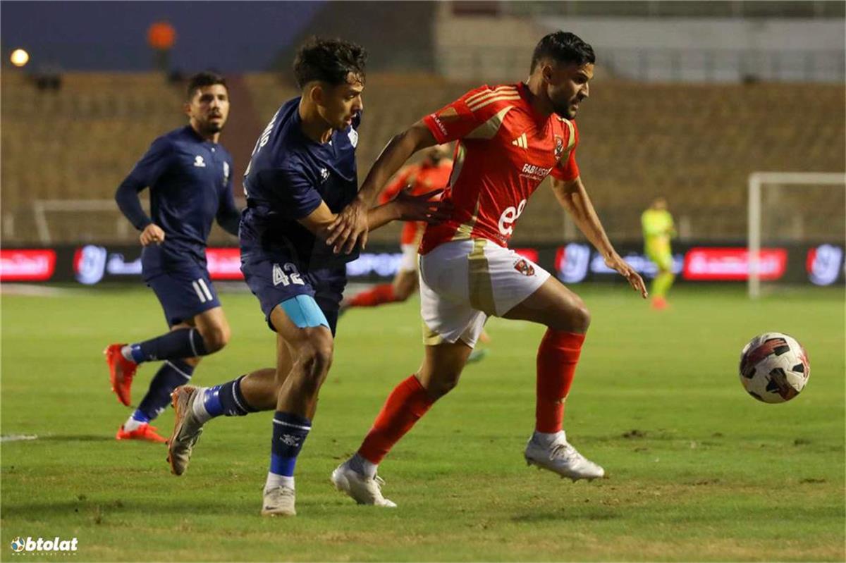 رجل مباراة الأهلي وإنبي في الدوري