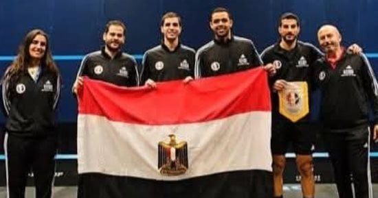 قبل صدام نهائي العالم منتخب الاسكواش يهزم إنجلترا 4