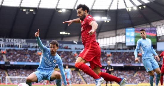 محمد صلاح فى مواجهة مصيرية مع ليفربول ضد مان سيتي