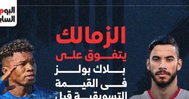 الزمالك يتفوق على بلاك بولز فى القيمة التسويقية قبل لقاء