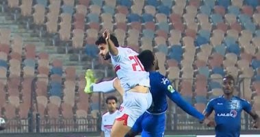 الزمالك يكتفي بتعادل سلبي مع بلاك بولز فى الشوط الأول